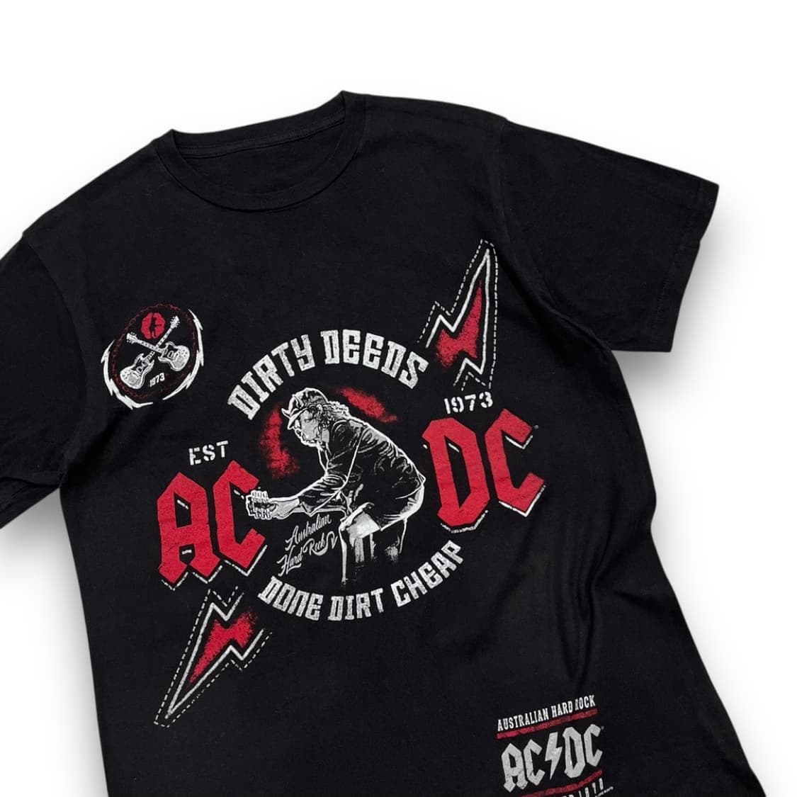 AC/DC 2018s 썬더 아트워크 락 밴드 티셔츠 상품이미지2