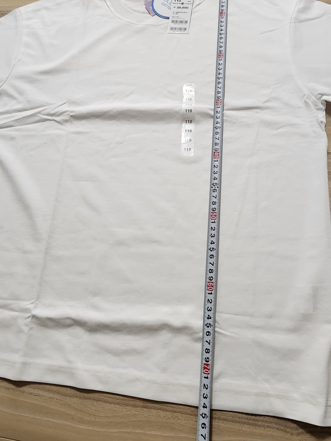 탑텐쿨에어반팔티셔츠화이트색상110 상품이미지5