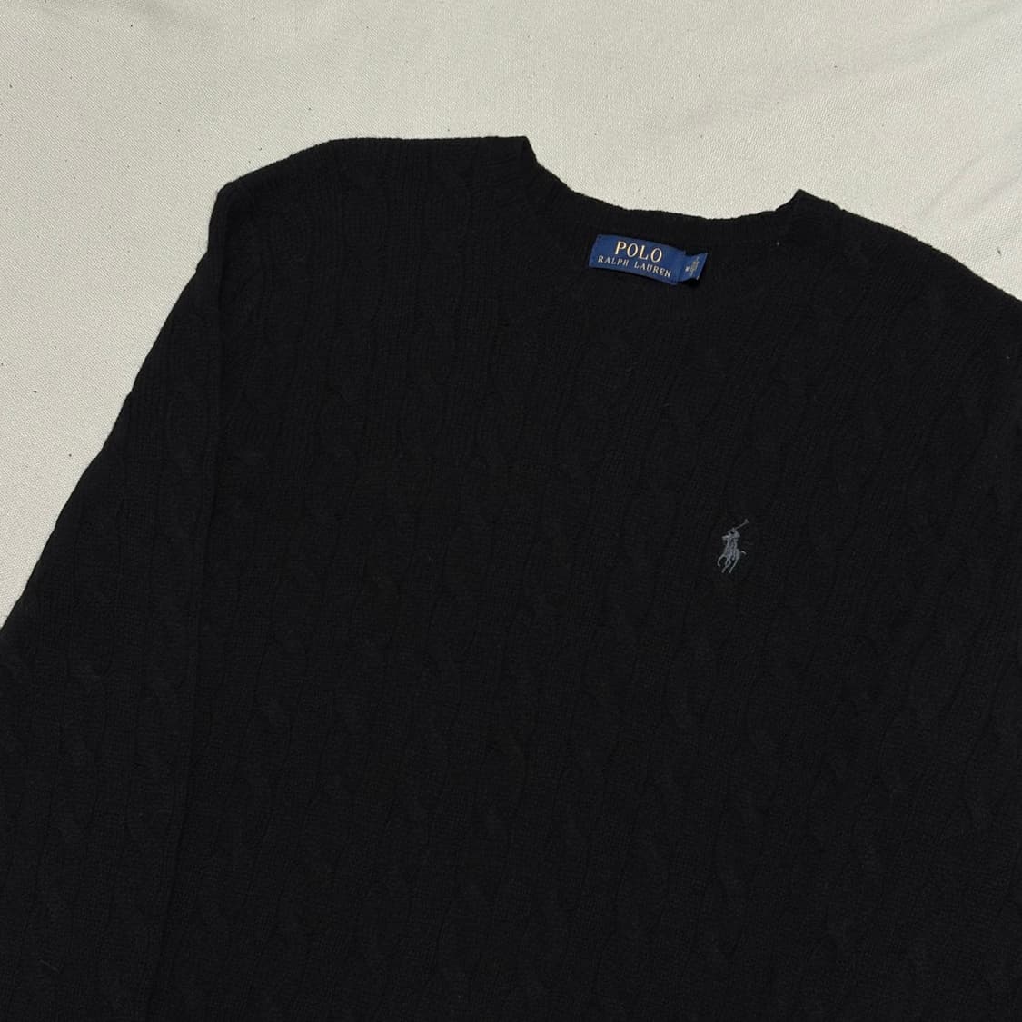 M 폴로랄프로렌 케이블 울 캐시미어 혼방 니트 상품이미지1