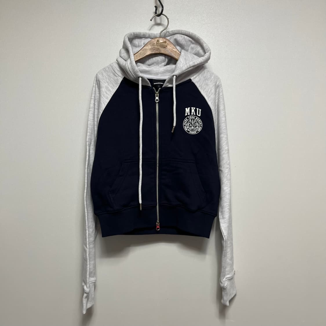 마크엠 크롭 후드집업 90 상품이미지1