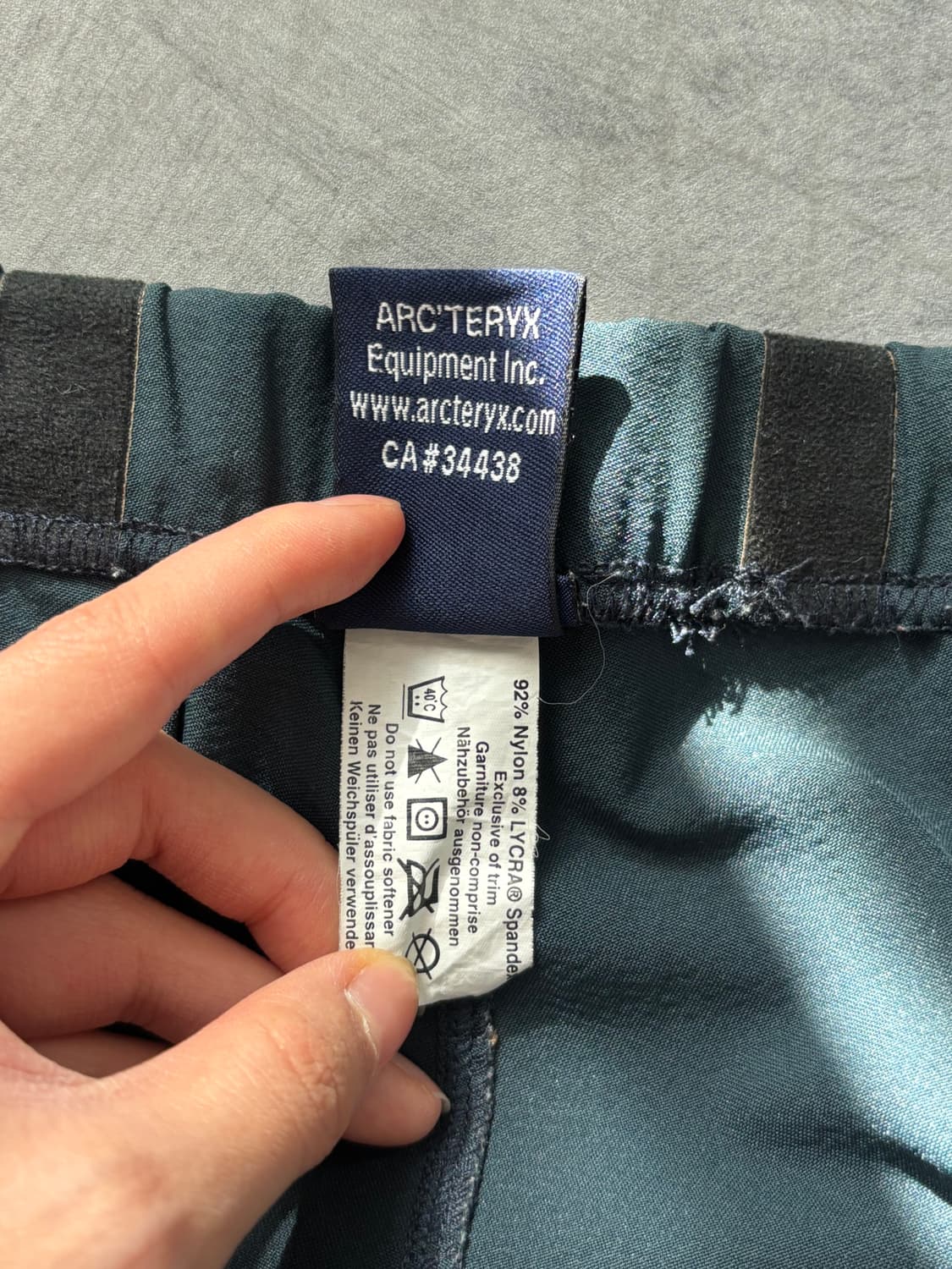 Arc'teryx 아크테릭스 청록 컬러 고프코어 팬츠  상품이미지5