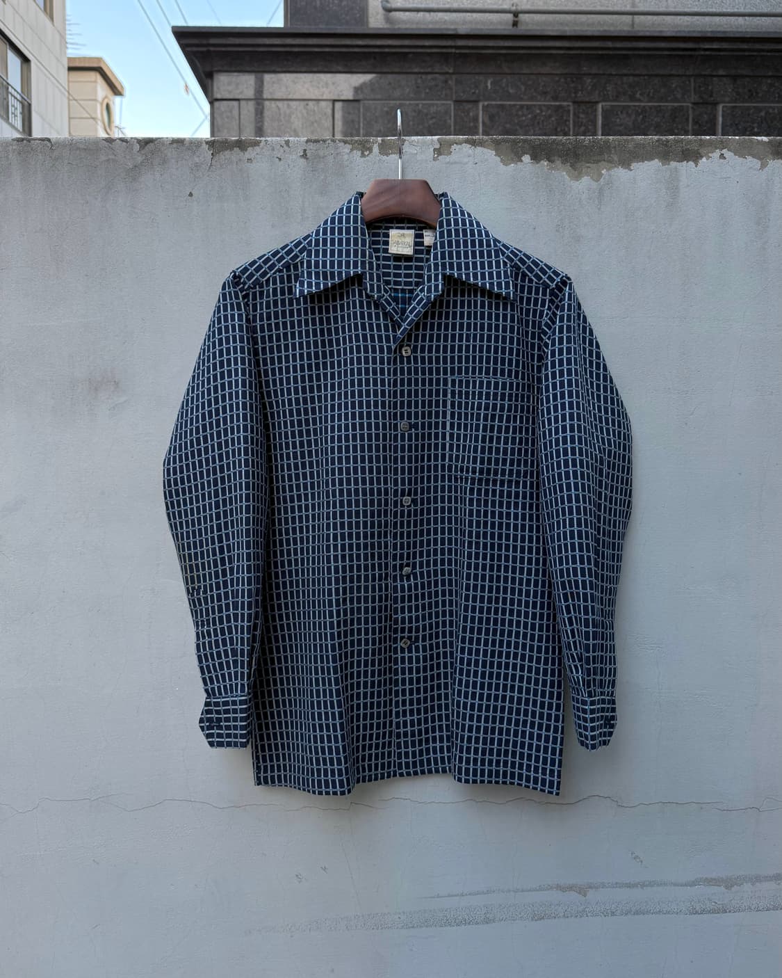 빈티지 오픈 카라 셔츠 상품이미지1