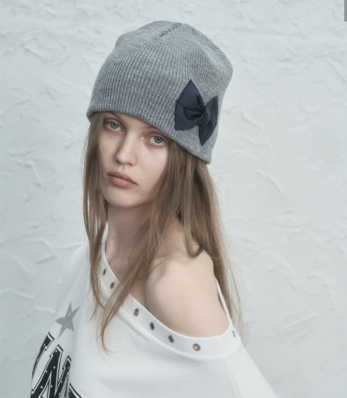 오늘만 할인) 셋업이엑스이 리본 비니 미착용 새제품 상품이미지2