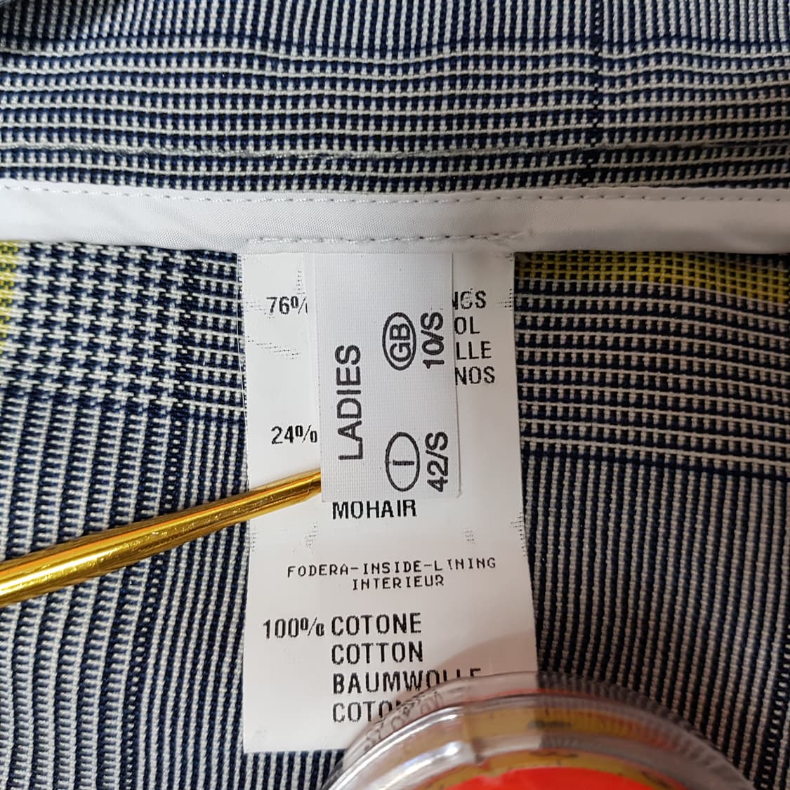 파비아나필리피 체크 롱 베스트 S사이즈 상품이미지9