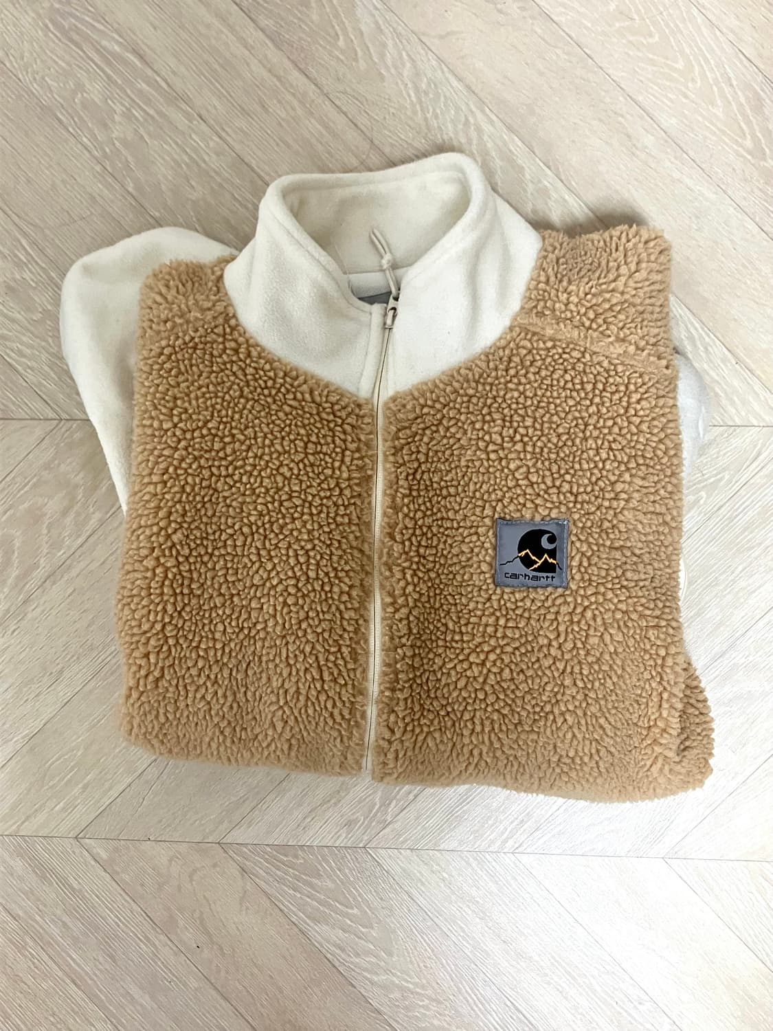 칼하트 아웃도어 c 후리스 자켓 아이보리 상품이미지3