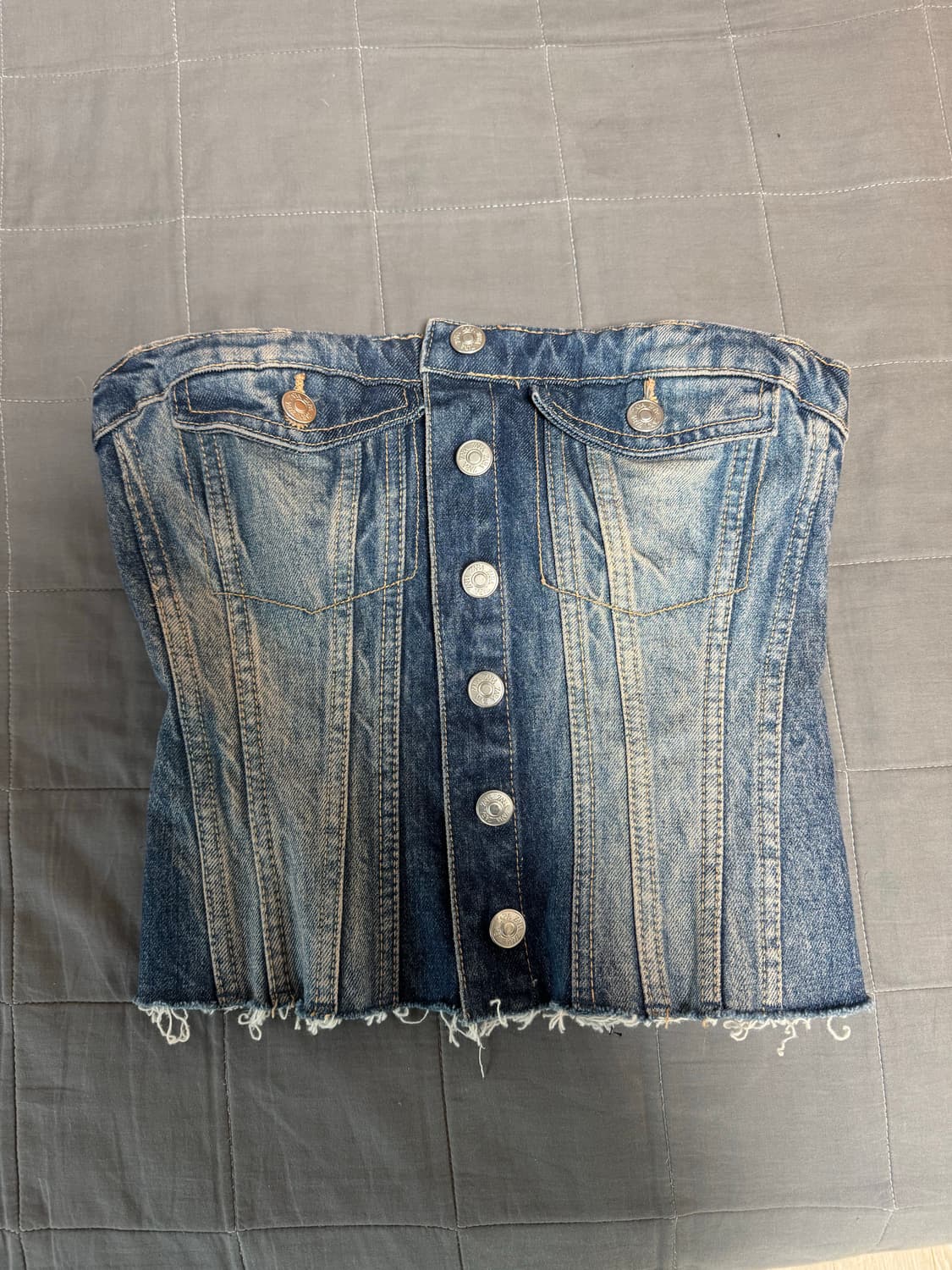 자라 데님탑 s사이즈 상품이미지1