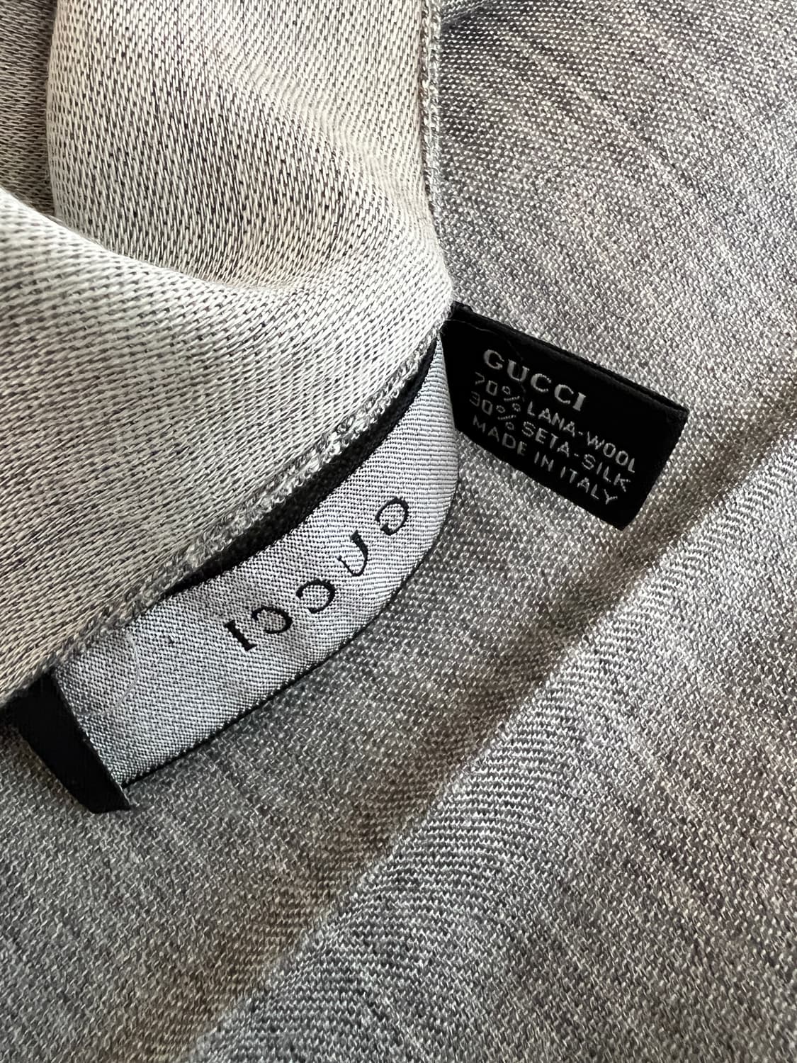 구찌 GG 자카드 울 실크 리버서블 스카프 상품이미지6