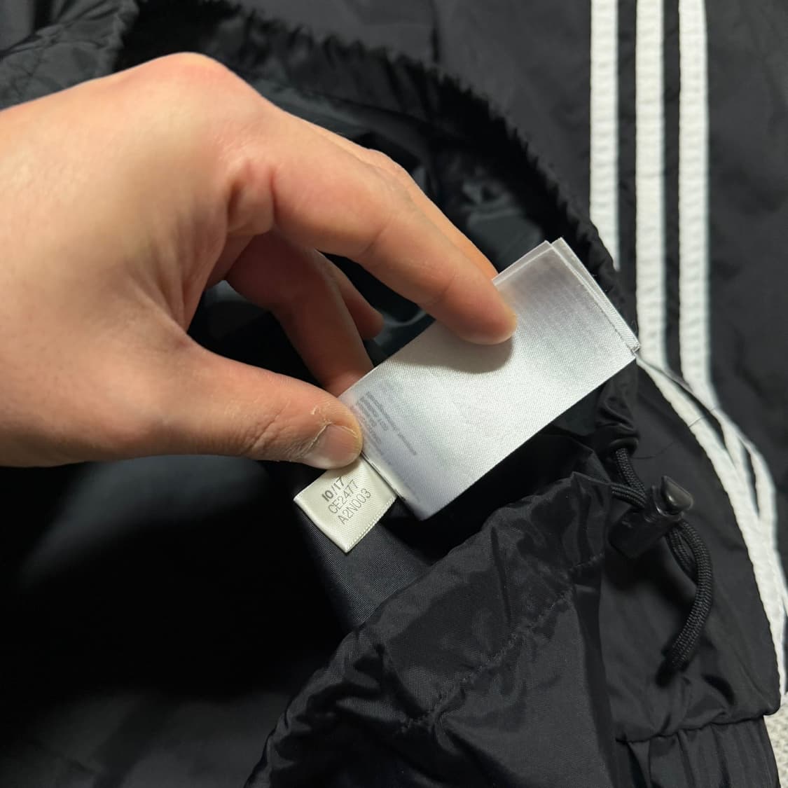 아디다스 빅로고 후드 웜업 상품이미지4