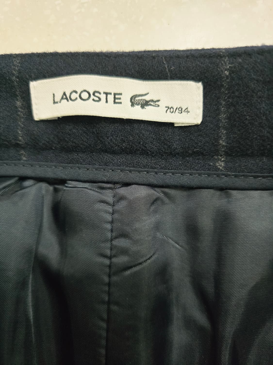 라코스테 체크 슬랙스 바지 겨울  모 상품이미지6