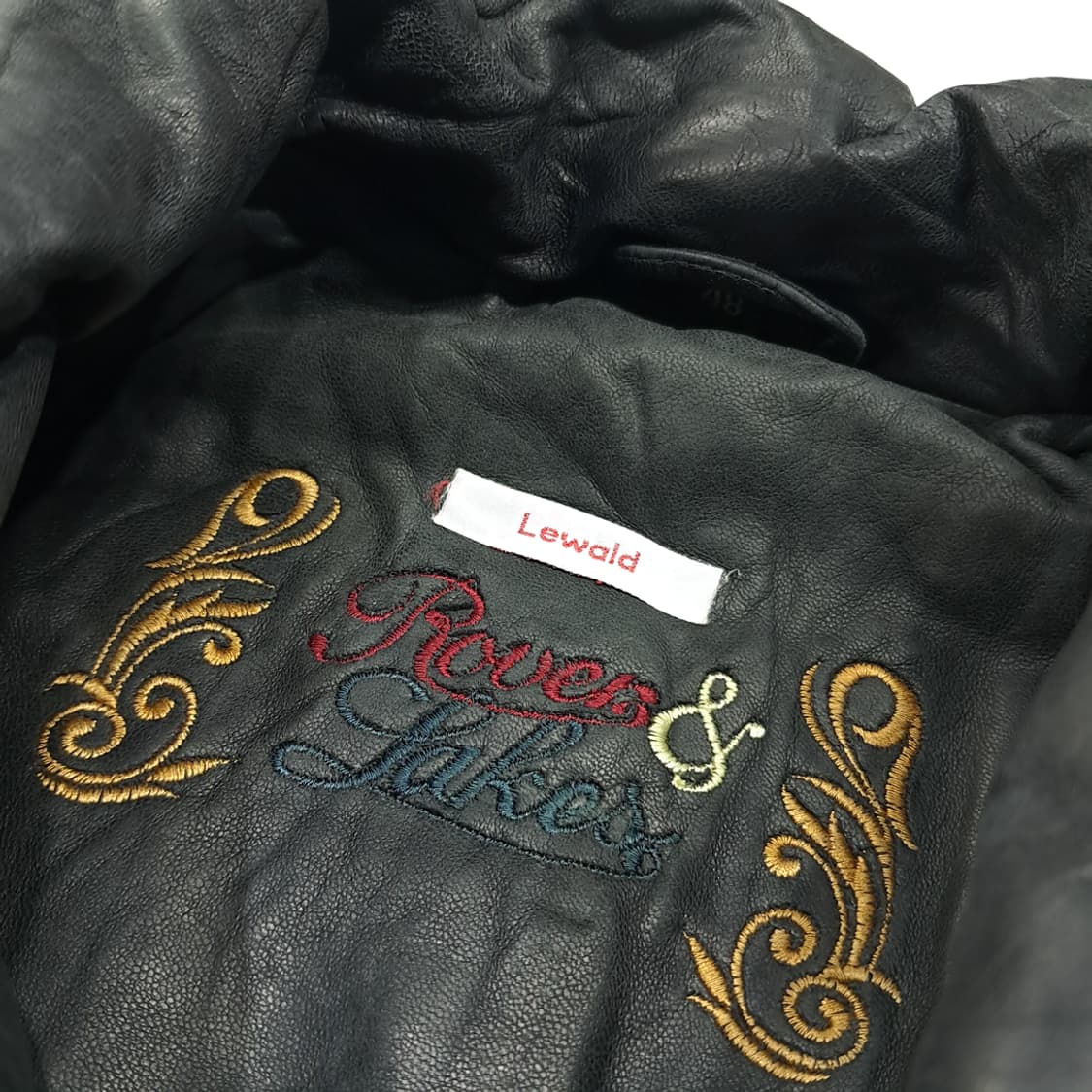 CL762 XL 로버앤레이크스 90s 양가죽 퀼팅 자켓 점퍼 상품이미지3