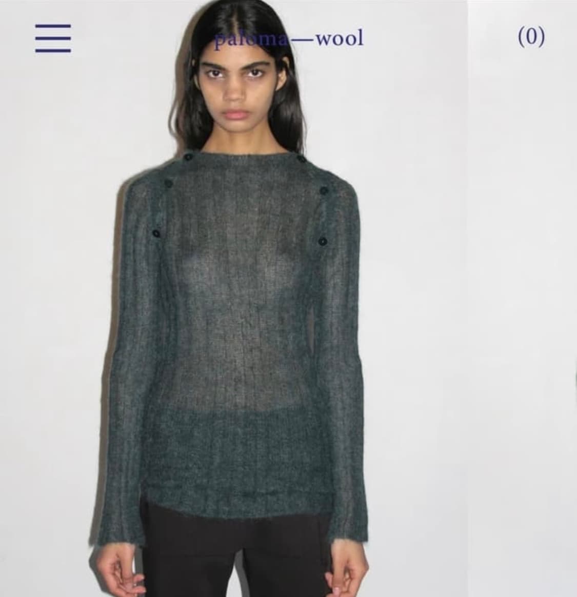 팔로마울 버튼 니트 상품이미지1