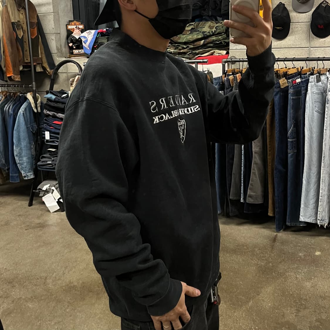 90s NFL 레이더스 스웻셔츠 (105) 상품이미지7