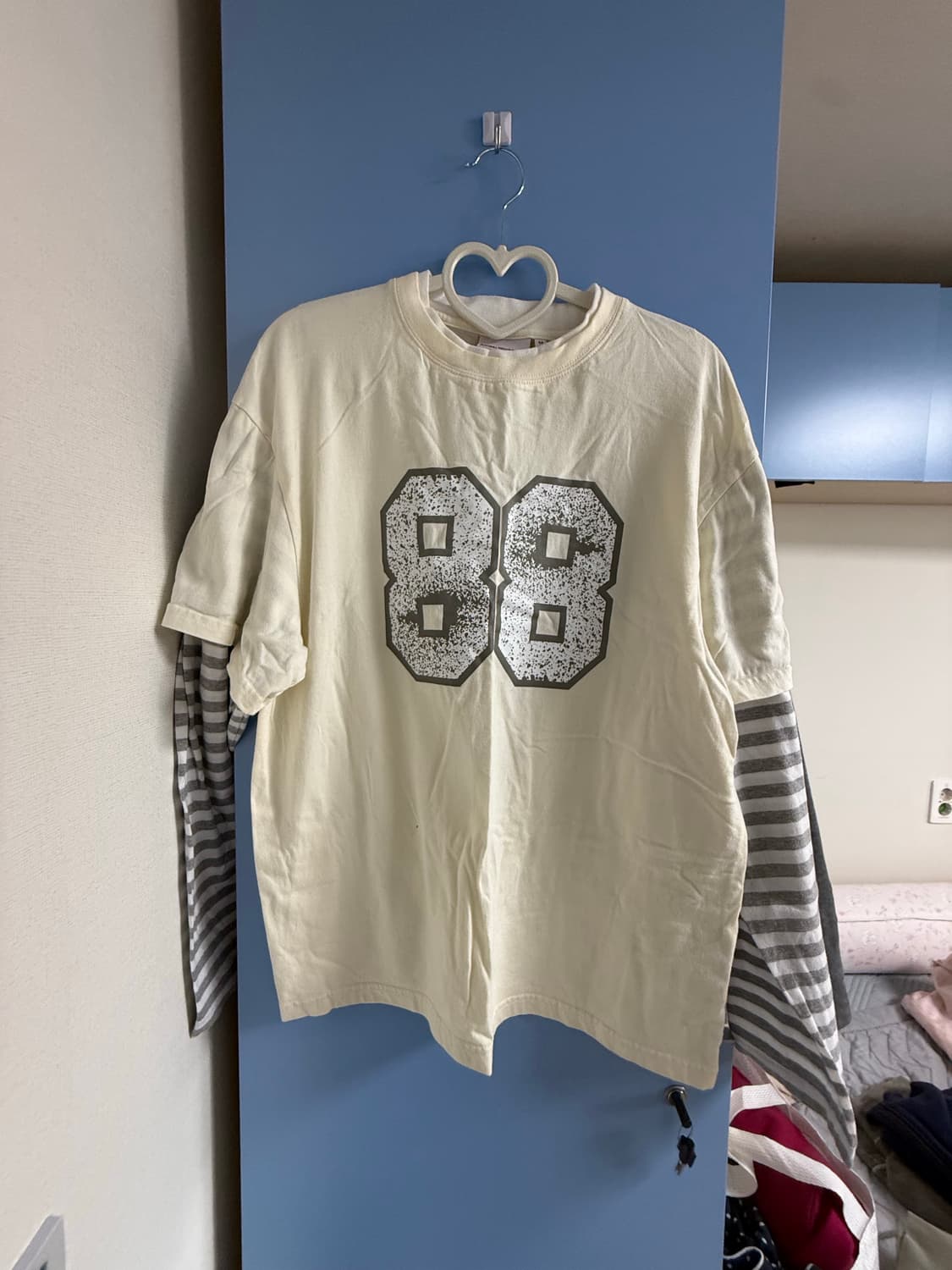 이메스 월드와이드 스트라이프 레이어드 티 상품이미지4