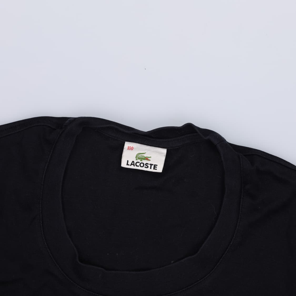 100 라코스테 여성 블랙 긴팔티 0317H1 상품이미지4