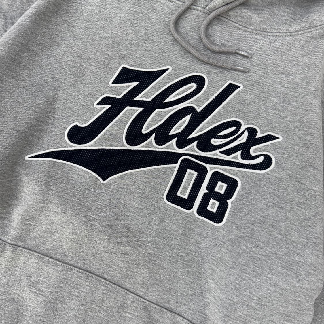 L HDEX 아플리케 후드 티셔츠  상품이미지3