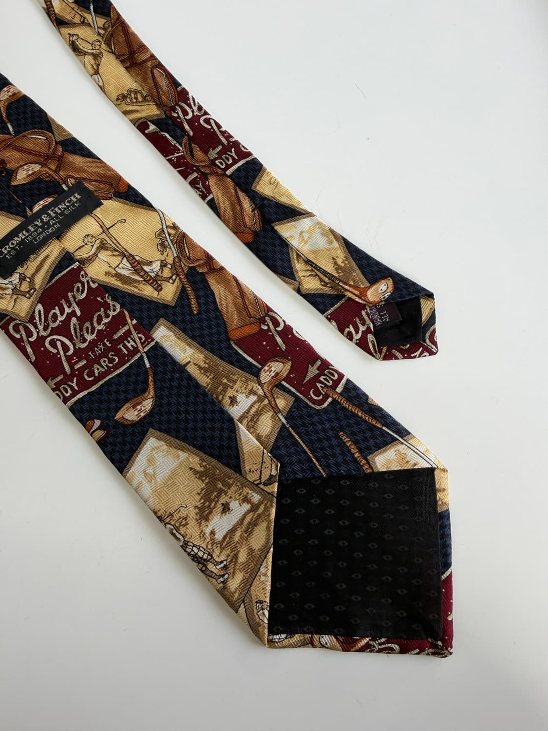 빈티지 실크 넥타이 9.3cm 상품이미지5