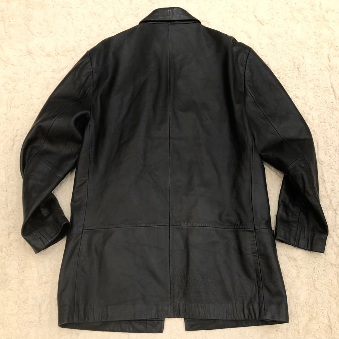 캘빈클라인 양가죽 미니멀 레더 가죽 코트 상품이미지4