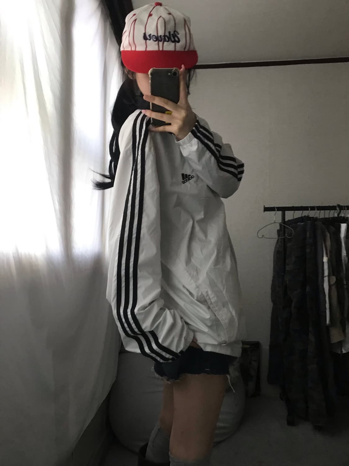 아디다스 흰검 바람막이 상품이미지2