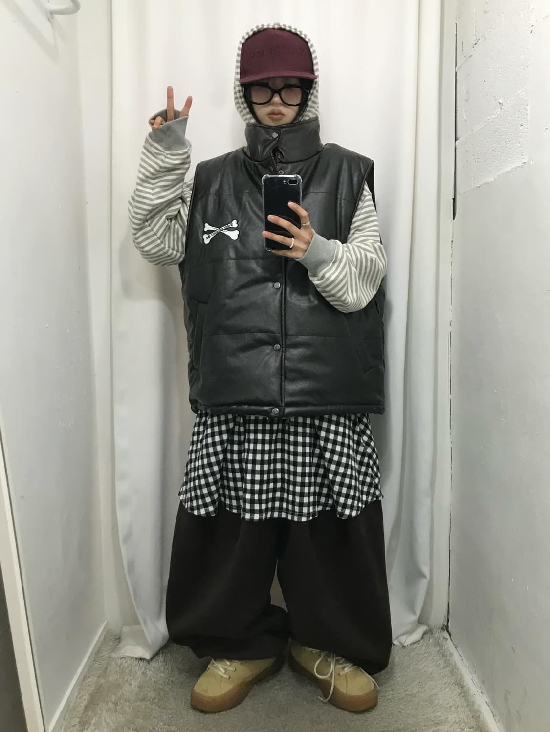 Galfy Crutch Leather Vest  상품이미지4