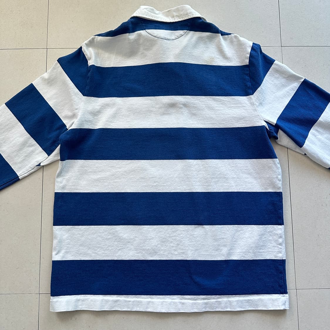90s 폴로 랄프로렌 스트라이프 럭비셔츠 커스텀핏 상품이미지7