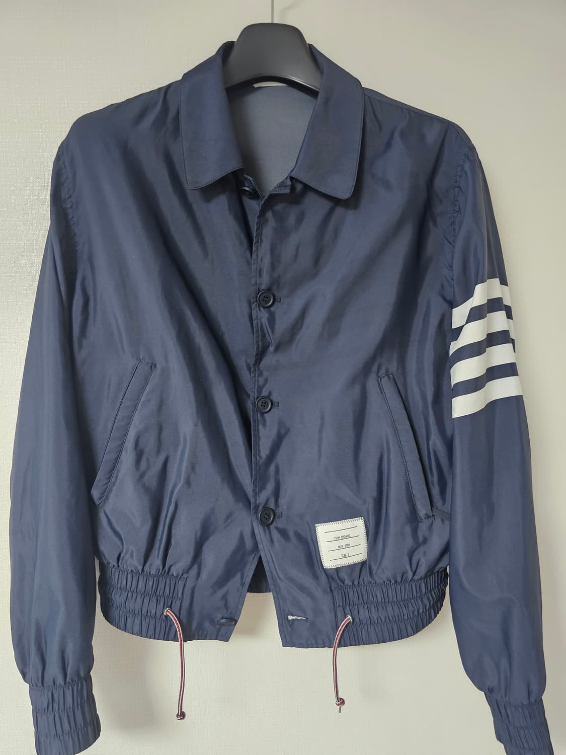 톰브라운 사선테크 스윔테크 크롭 블루종(3/정품) 상품이미지2