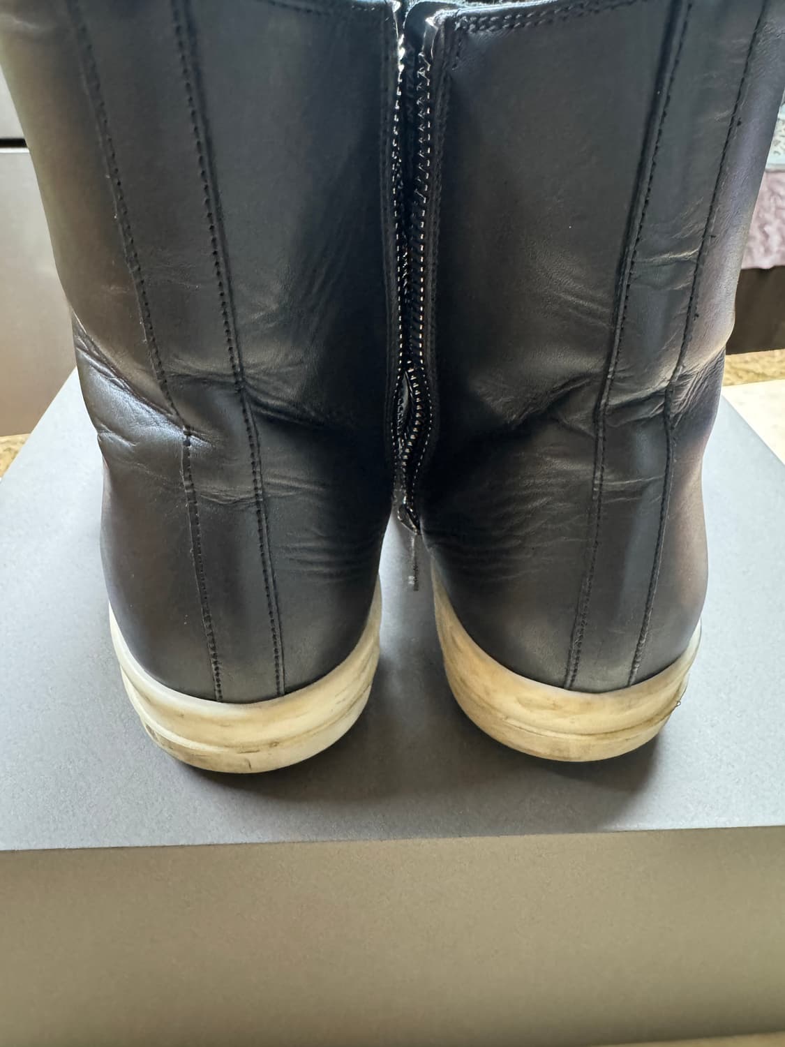 23FW 릭오웬스 라몬즈 하이 LPO 43 (RU02C7890) 상품이미지3