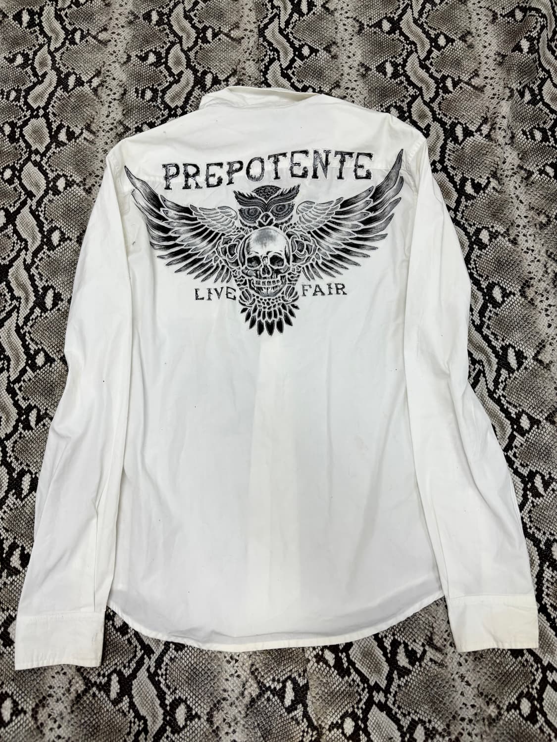 “Prepotente” Gothic Back Skull&Wings Pri 상품이미지7