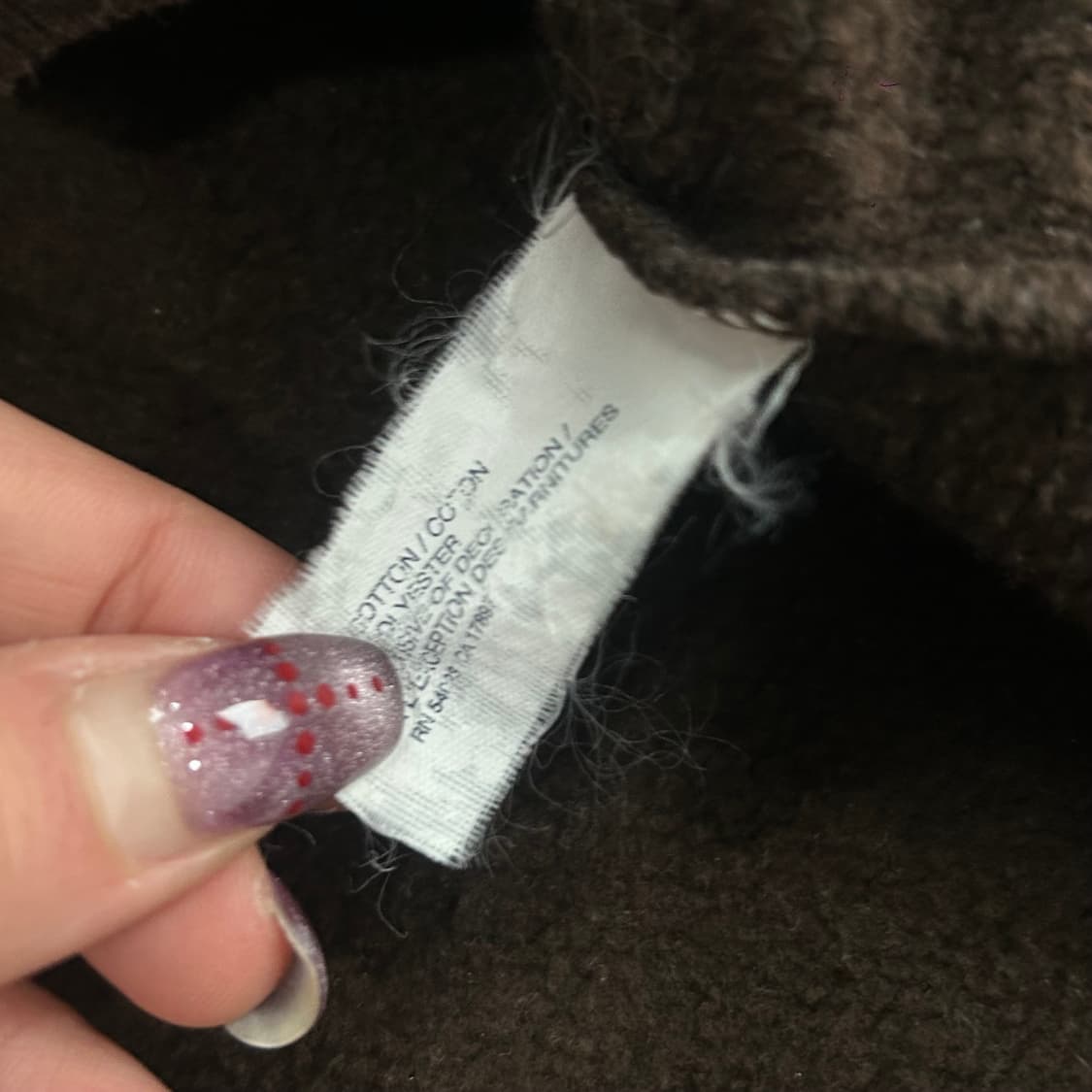 GAP 갭 체크로고 브라운 후드티 상품이미지6