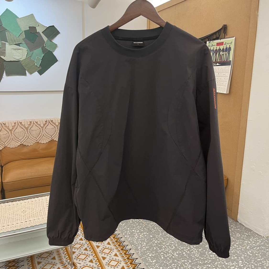 살로몬 캐주얼 스포티 슬레이트 스포티 바람막이 웜업 L C10891 상품이미지3