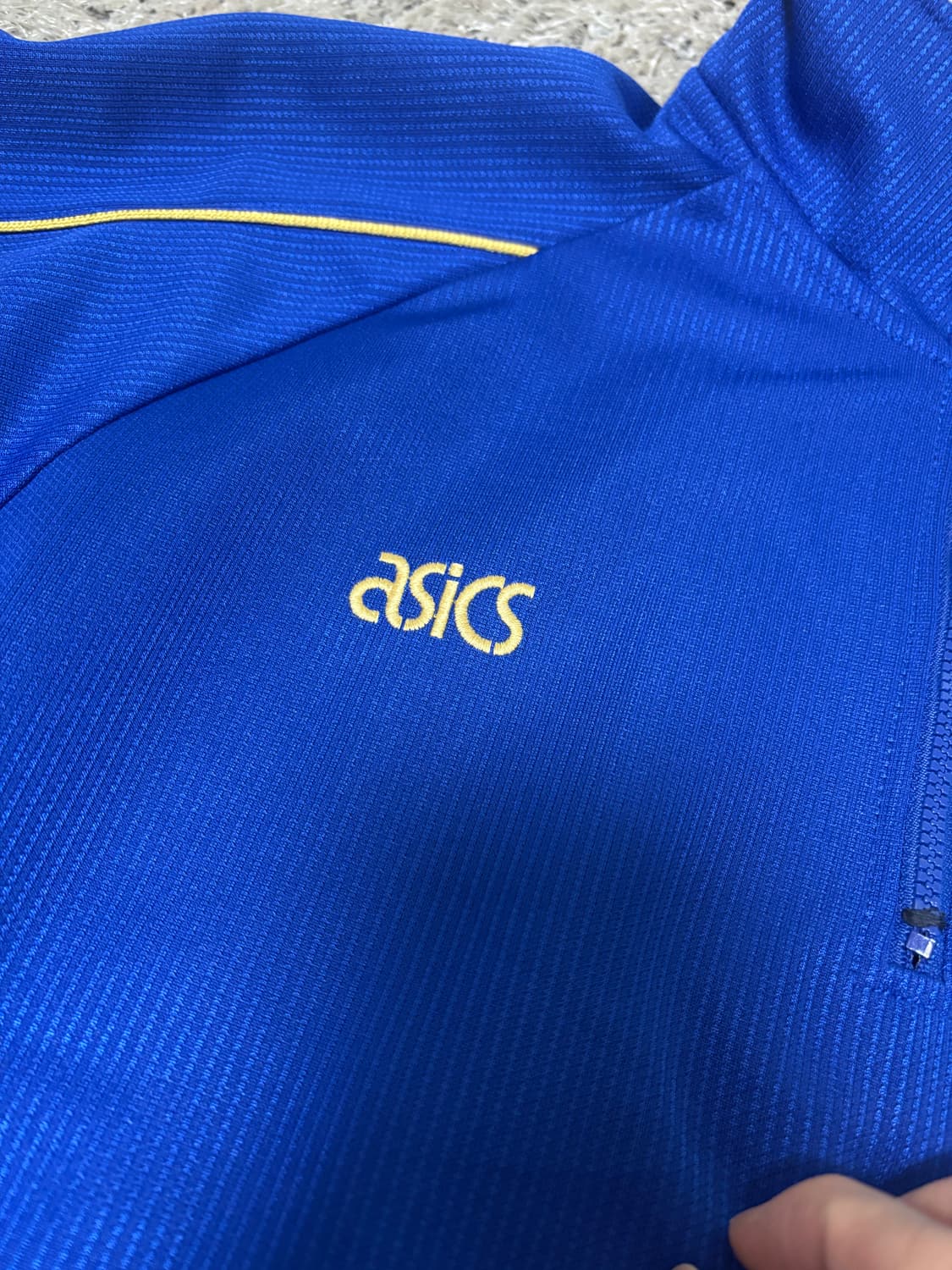 일제 아식스 반집업 저지 사이즈 105 상품이미지2