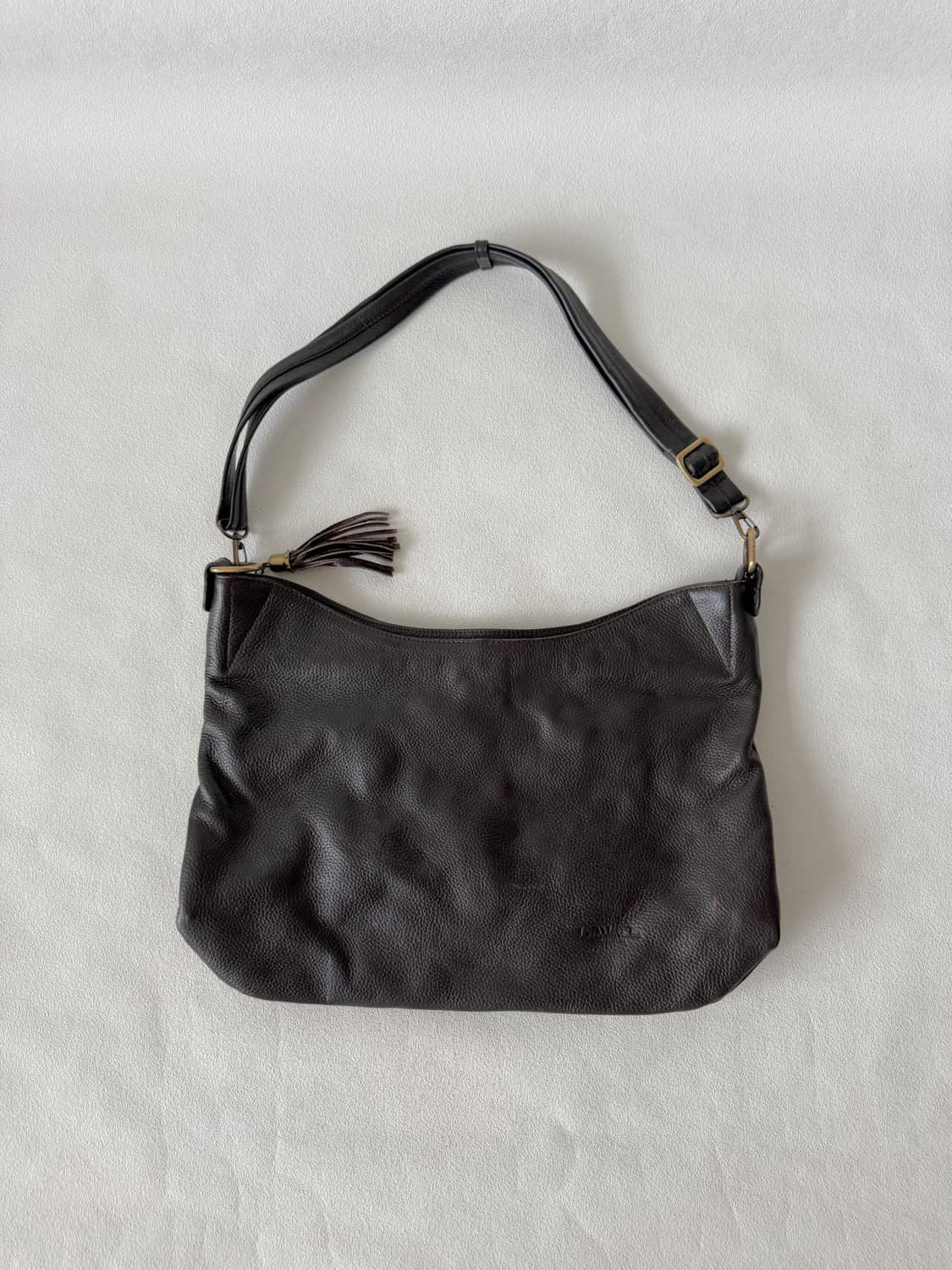 Pre owned 레더 크로스백(토트 가능) 상품이미지1