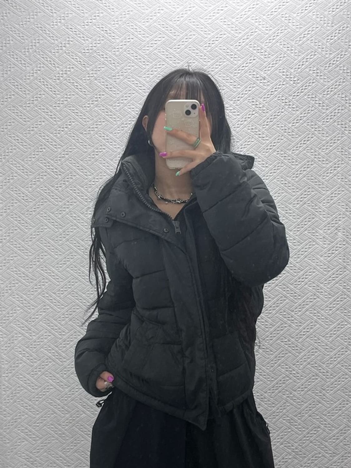 아베크롬비 올드스쿨 빈티지 암패치 캠쉘 패딩 100 C07250 상품이미지1