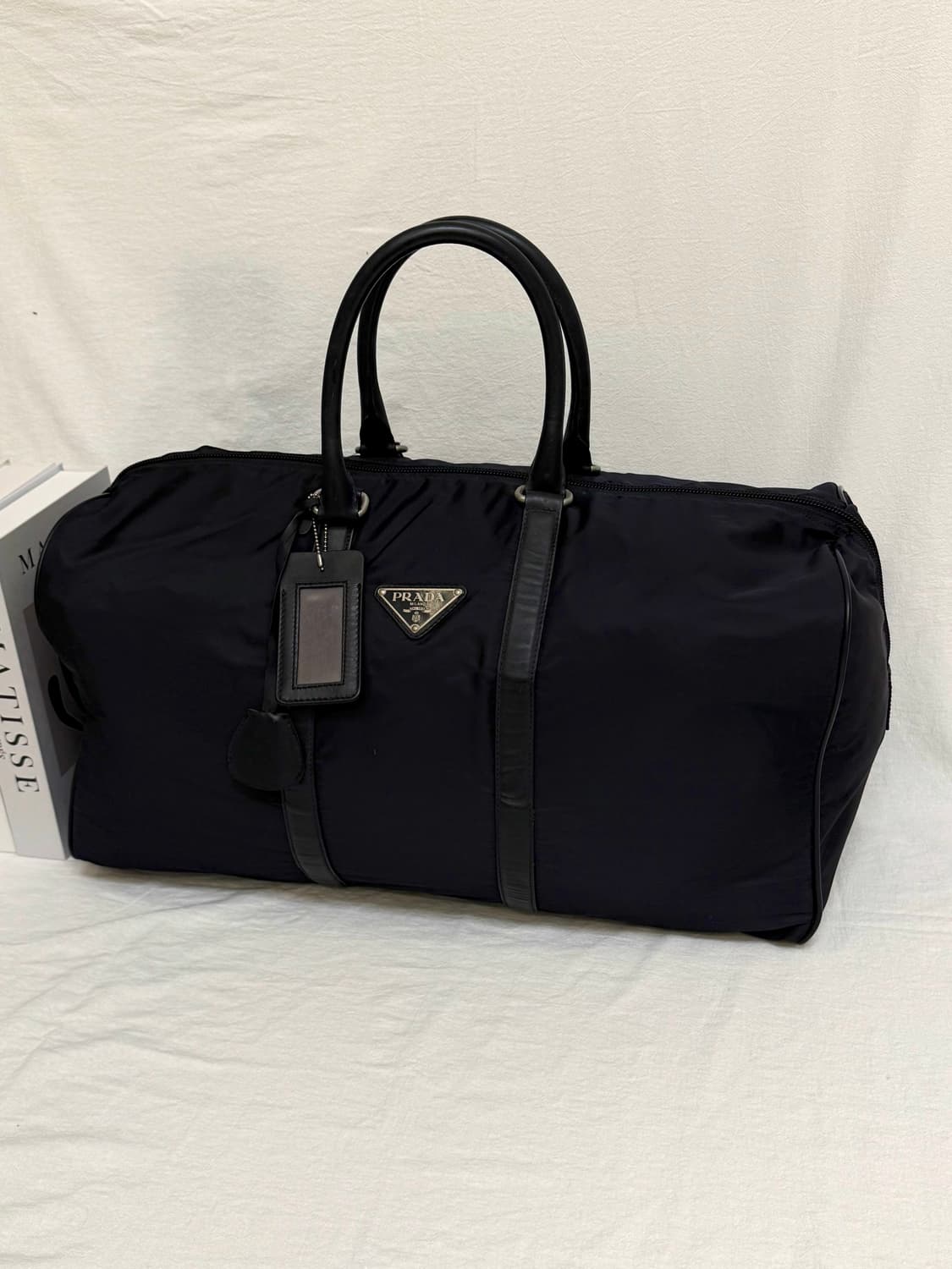 프라다 나일론 포코노 더플백 보스턴백 여행가방 골프가방 네이비 토트백 상품이미지9