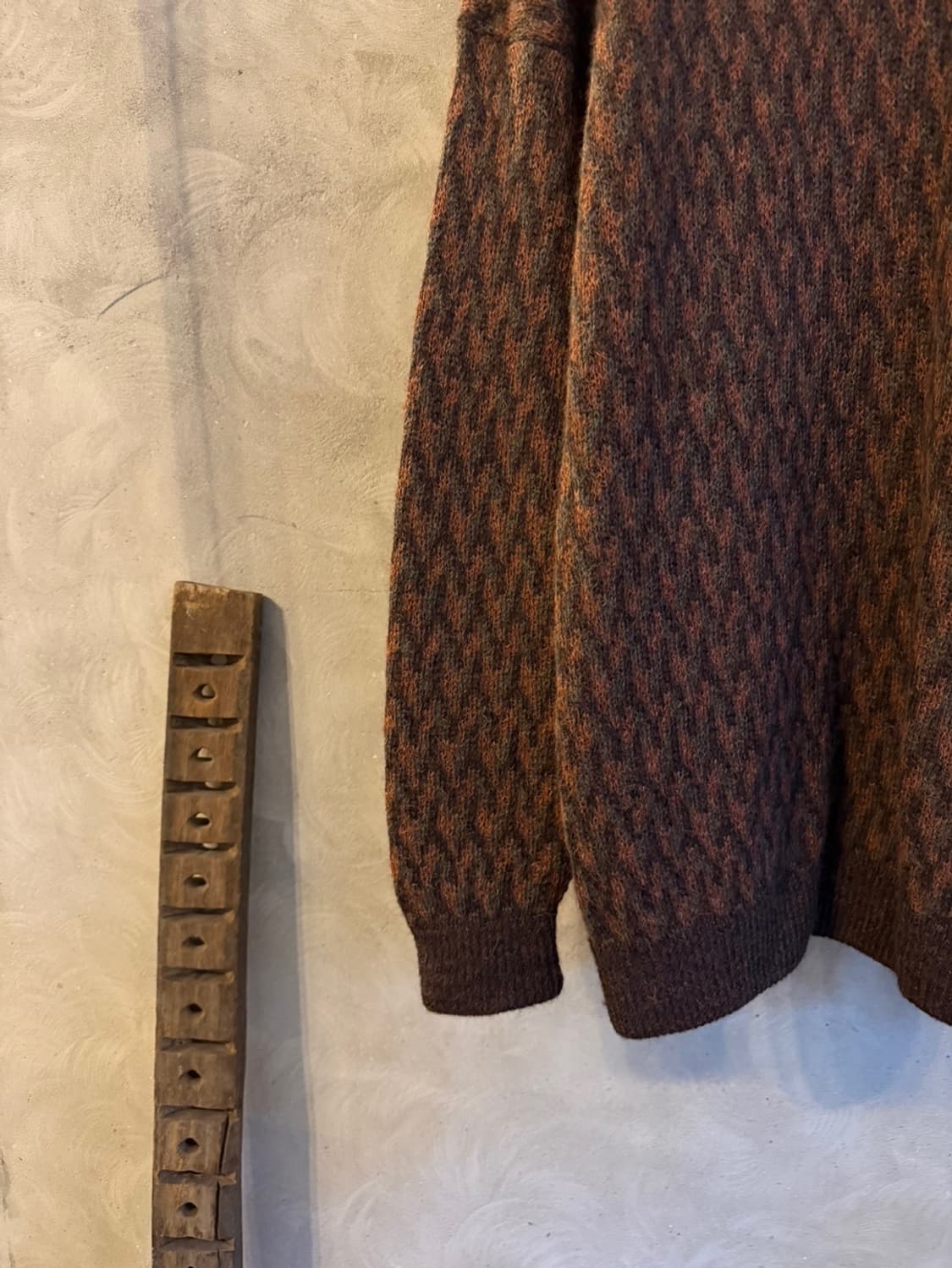 VTG 알파카 크루넥니트 남성105 상품이미지5