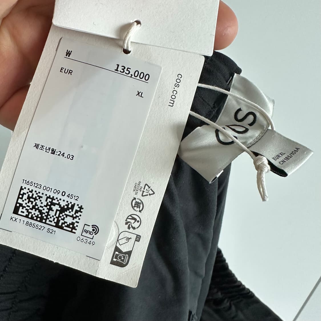 코스 cos 오가닉 코튼 텐셀 블랜드 와이드 팬츠 상품이미지5