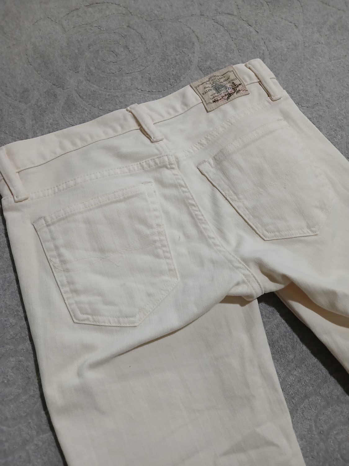 *Ralph Lauren 여성 아이보리 슬림핏 팬츠 26 상품이미지7