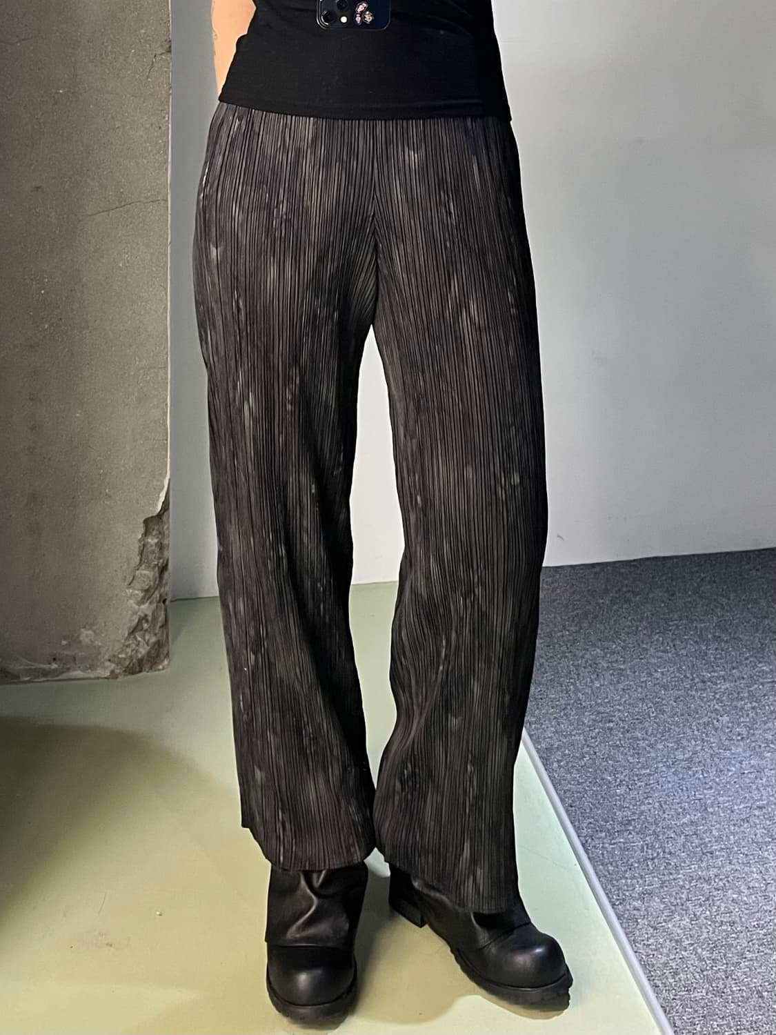 플리츠 플리즈 플리츠 팬츠 상품이미지1