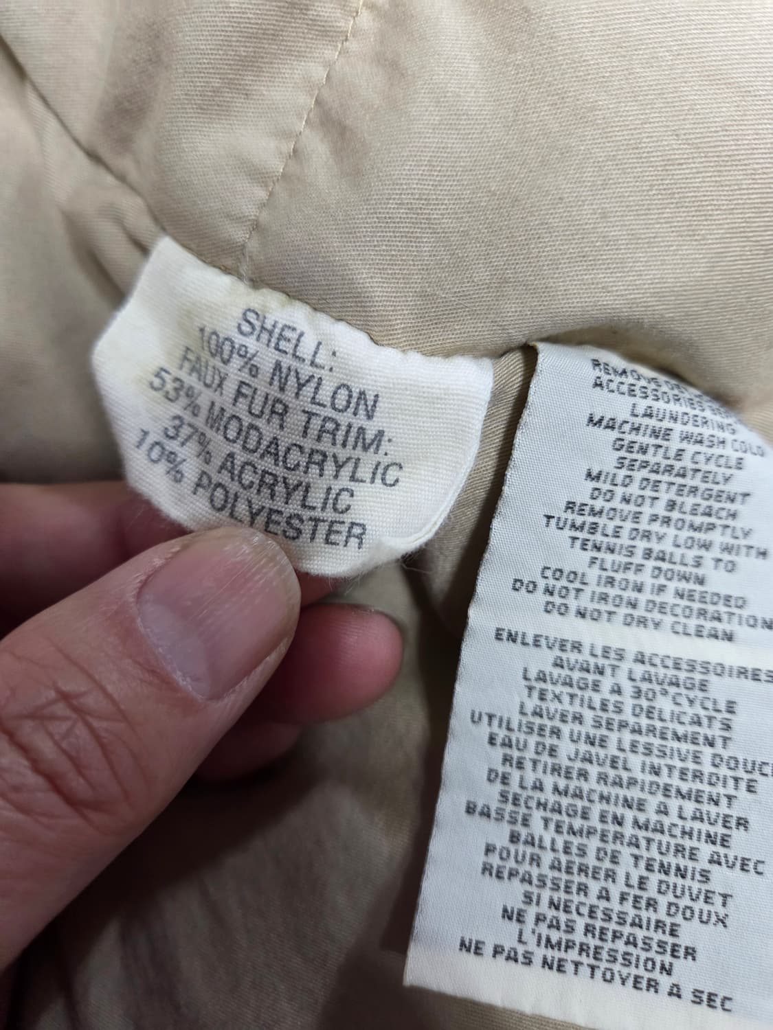 폴로 데님앤서플라이 야상패딩 n3b xl 상품이미지5