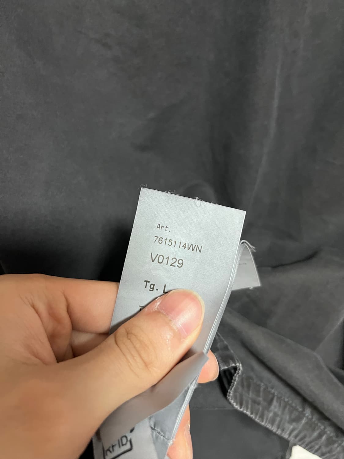 [L]스톤 아일랜드 114WN 올드이펙트 오버셔츠 블랙 - 22SS 상품이미지4