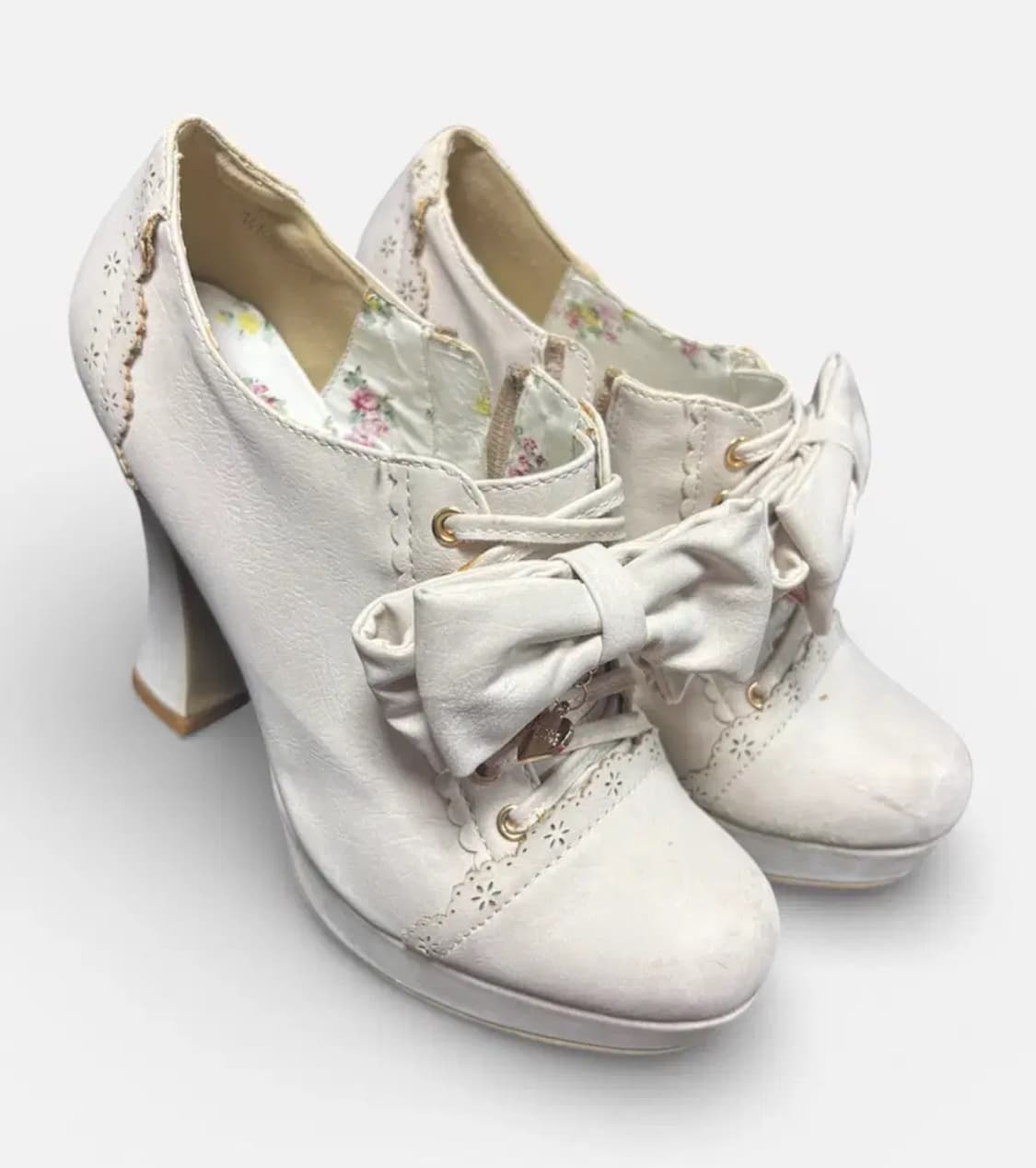 리즈리사 고전 리본 연핑크 부츠 구두 m 230~235 히메갸루 로걀 상품이미지1