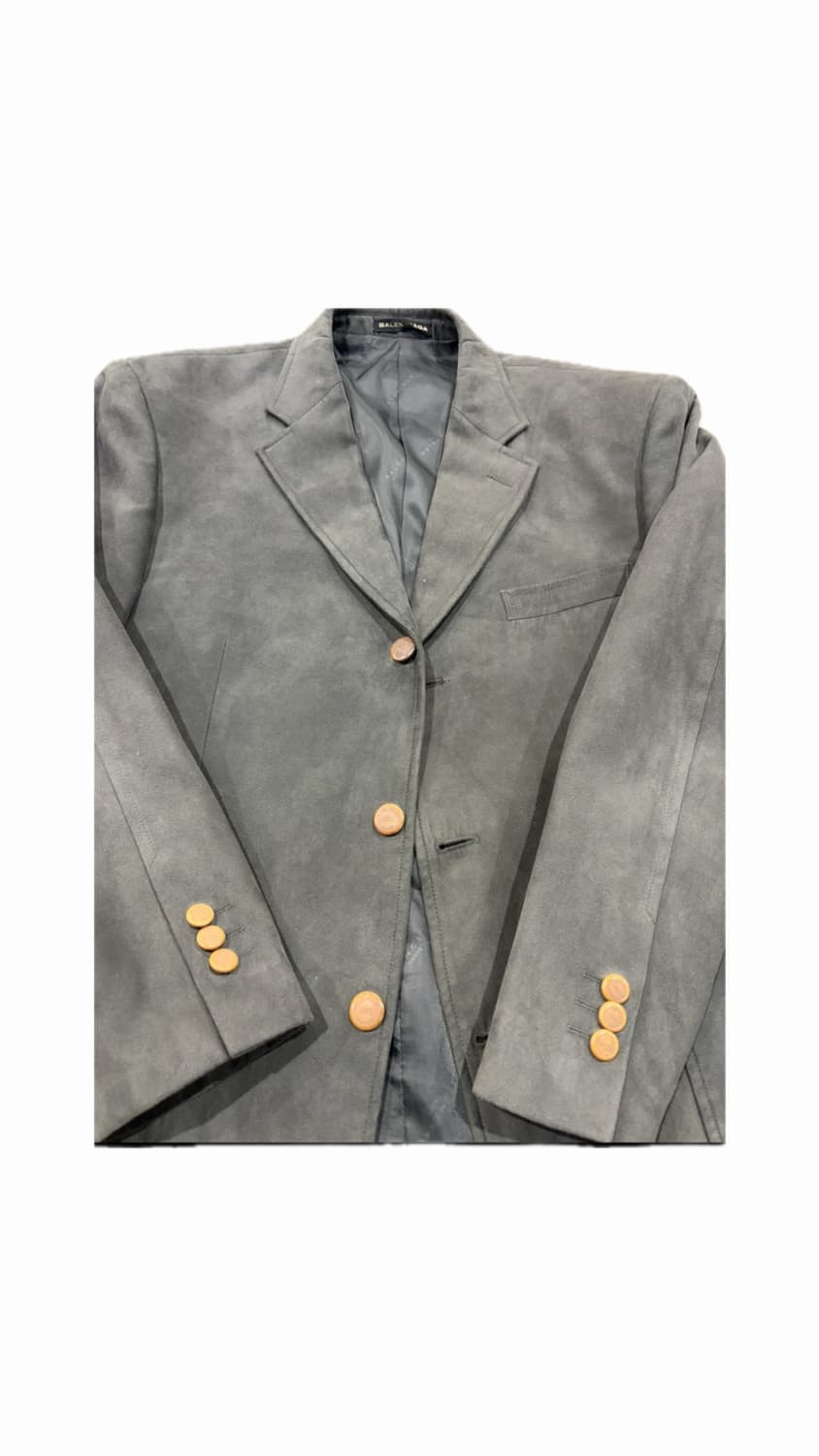 발렌시아가 스웨이드 블레이저 상품이미지2