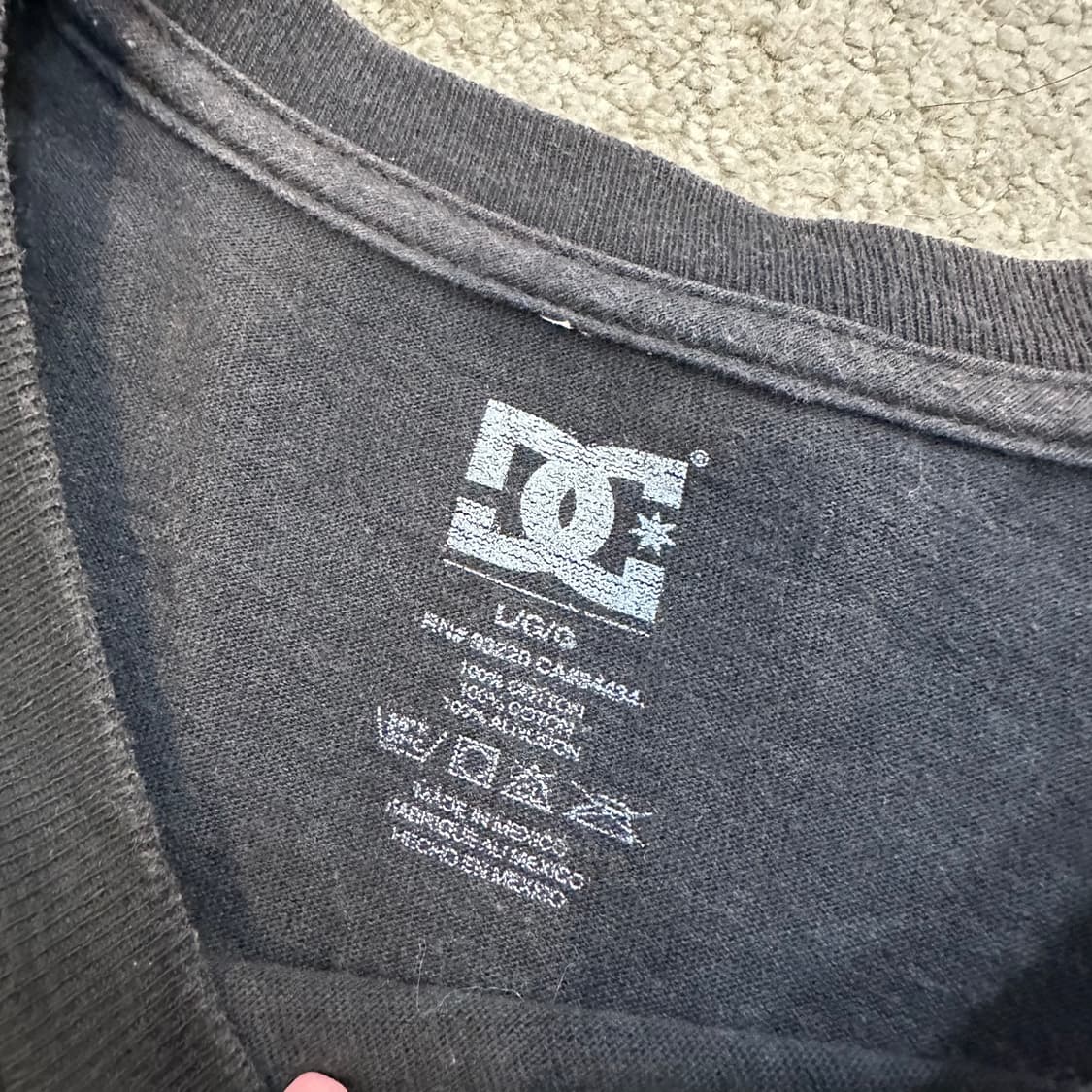 DC SHOES 디씨슈즈 빈티지 로고 반팔티L 상품이미지5