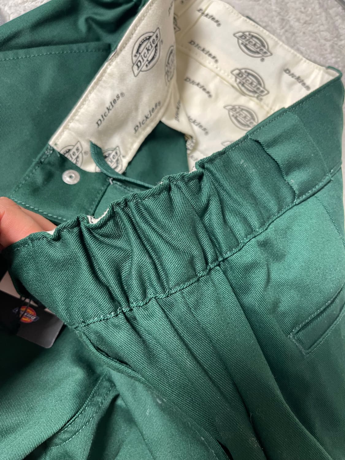 [새상품] 디키즈 일본 별주판 밴딩 치노 딥그린 M 상품이미지6