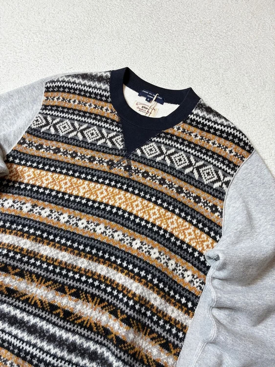 꼼데가르송 옴므 x Gim 페어아일 니트 PN8029 상품이미지2