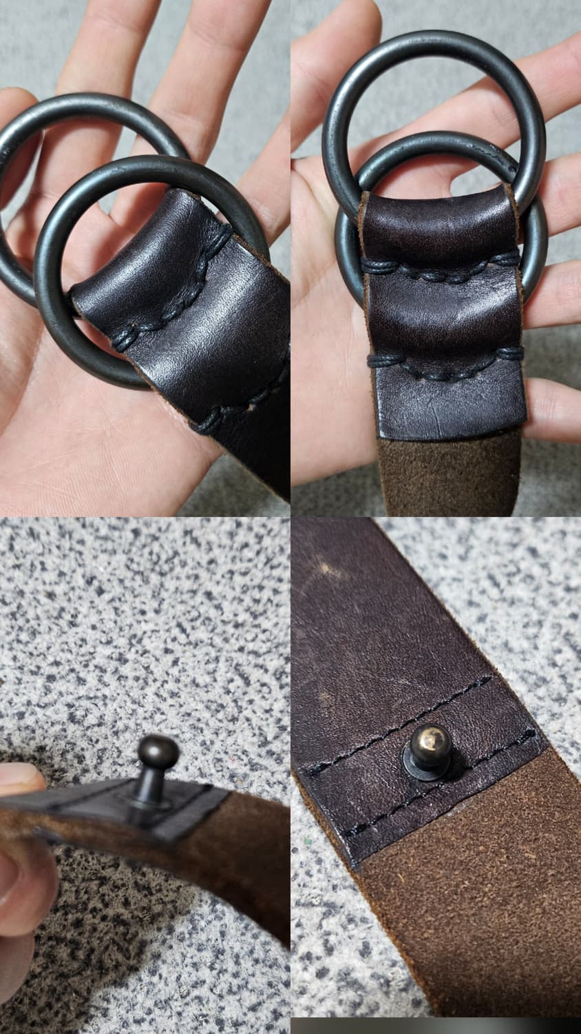 데님앤서플라이 랄프로렌 링 레더 벨트.폴로 POLO 상품이미지9