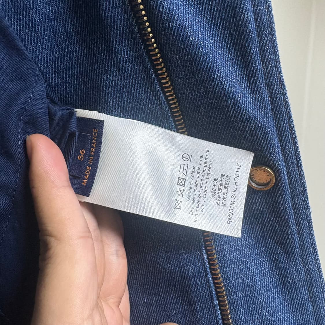 [50/새상품급] 루이비통 모노그램 데님 패딩 상품이미지5