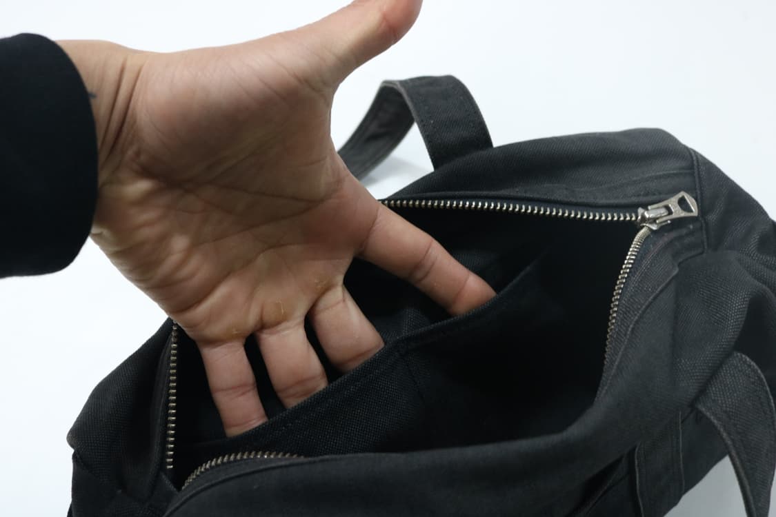 PORTER 요시다 포터 블랙 캔버스 스모키 보스턴백 상품이미지9