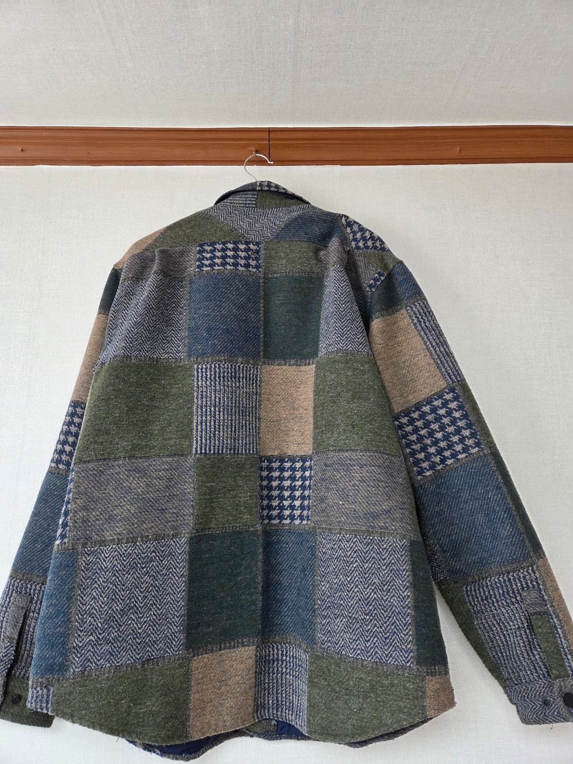 버튼 패치워크 자켓 XL 상품이미지2