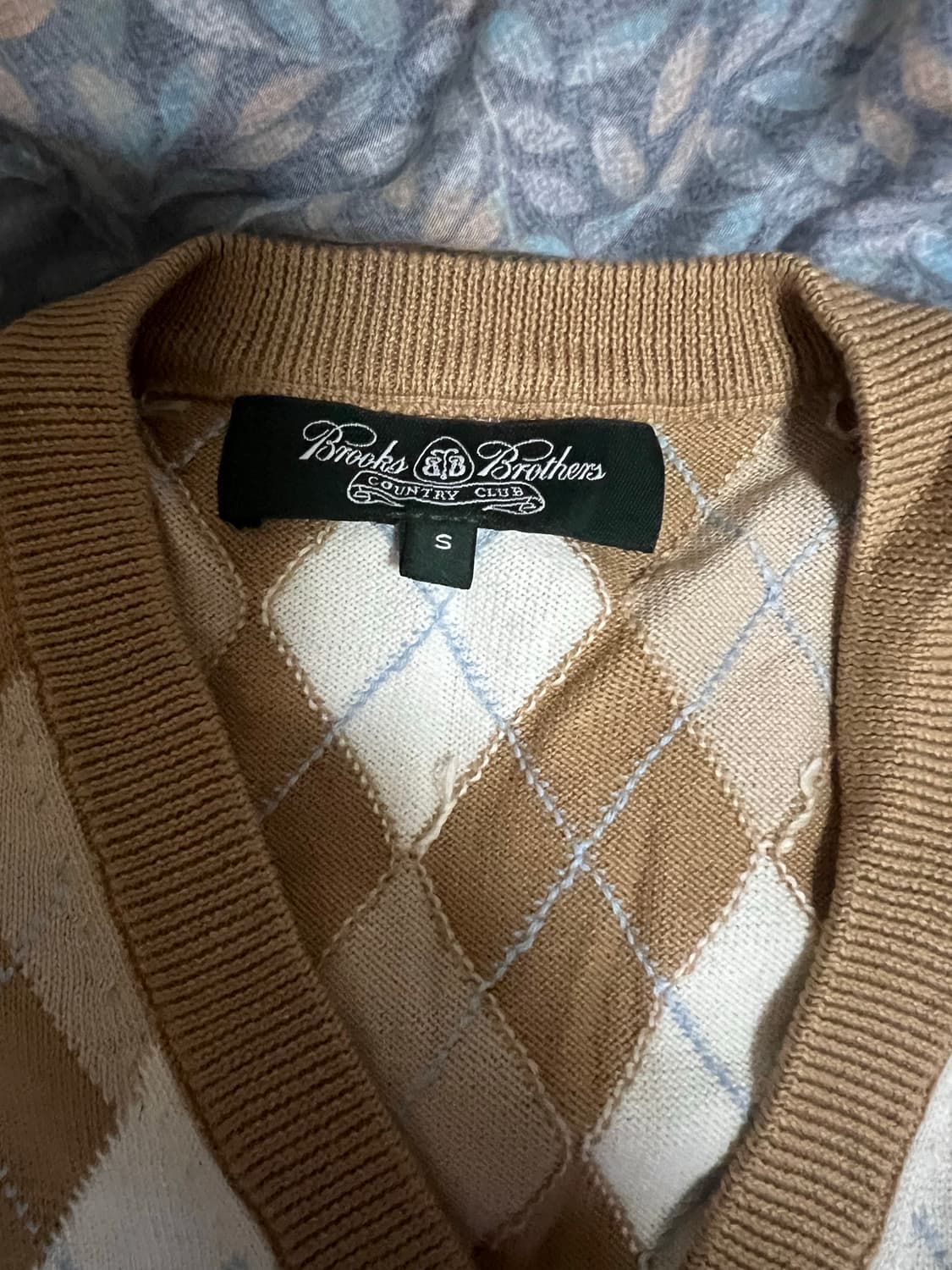 브룩스브라더스 아가일 코튼니트  상품이미지3