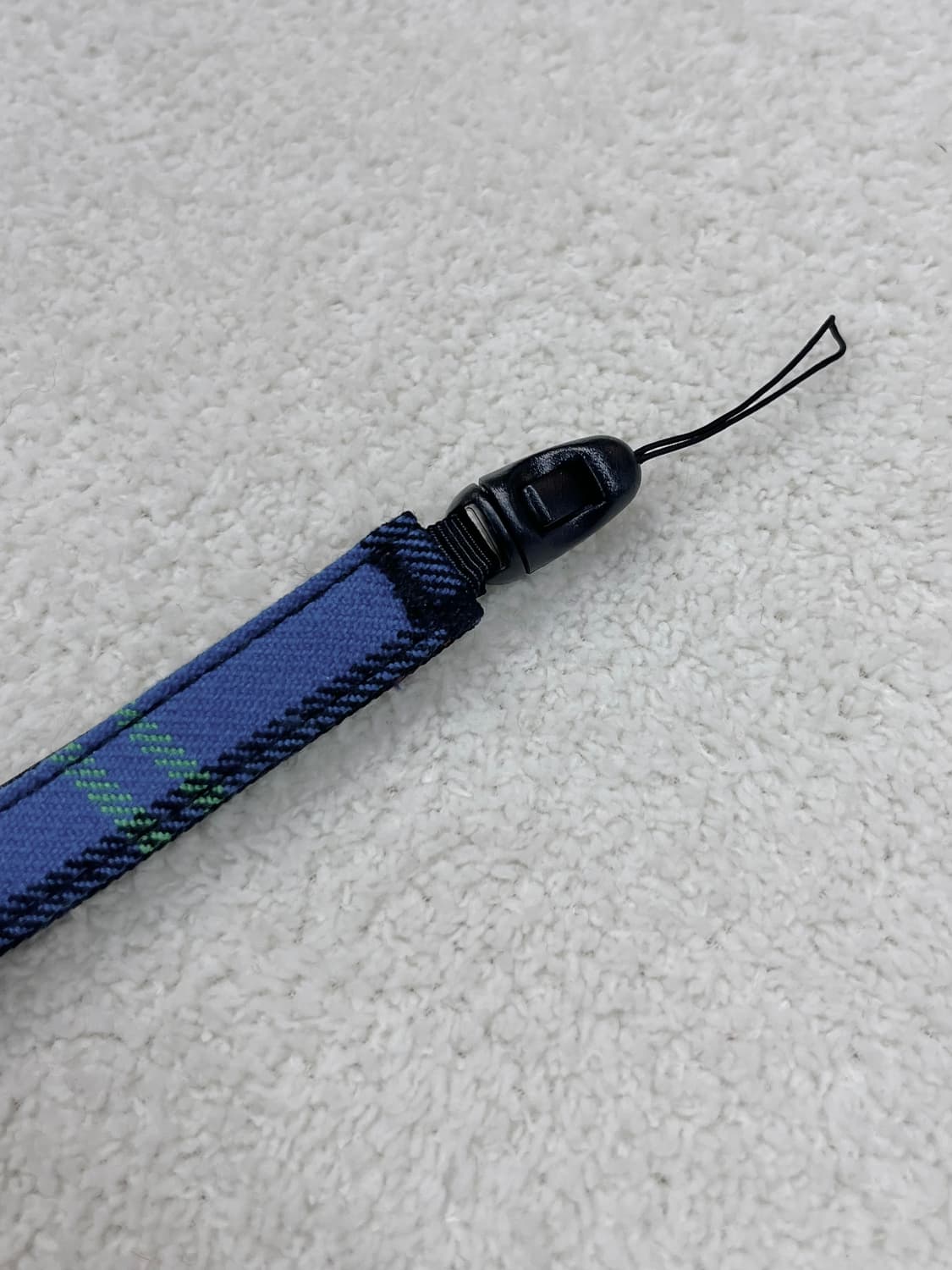 포터 핸드스트랩 블루 타탄체크 상품이미지3